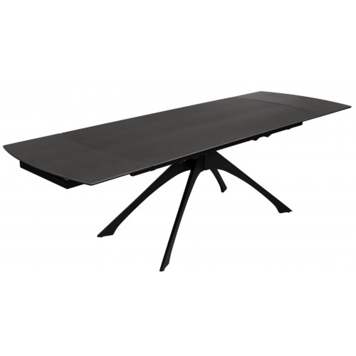Tabela extensível escura cinza metal cerâmico pés 180-260 cm IXIA IXIA - 5