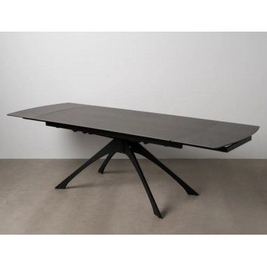 Mesa extensível cinza escuro pés de cerâmica Metal 180-260 cm IXIA IXIA - 6