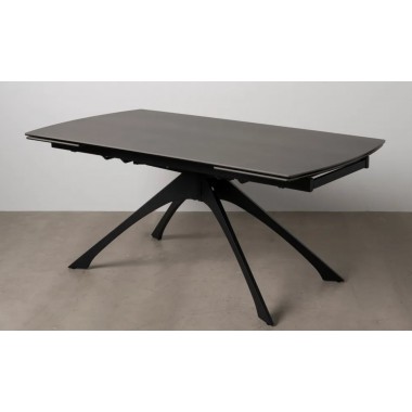 Mesa extensível cinza escuro pés de cerâmica Metal 180-260 cm IXIA IXIA - 2