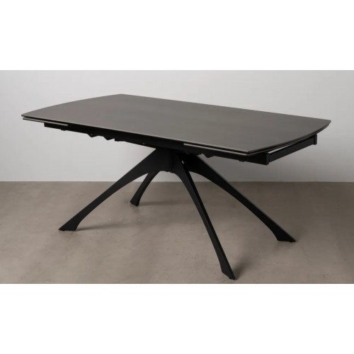 Extendable table dark grey Ceramic feet Metal 180-260 cm IXIA IXIA - 2