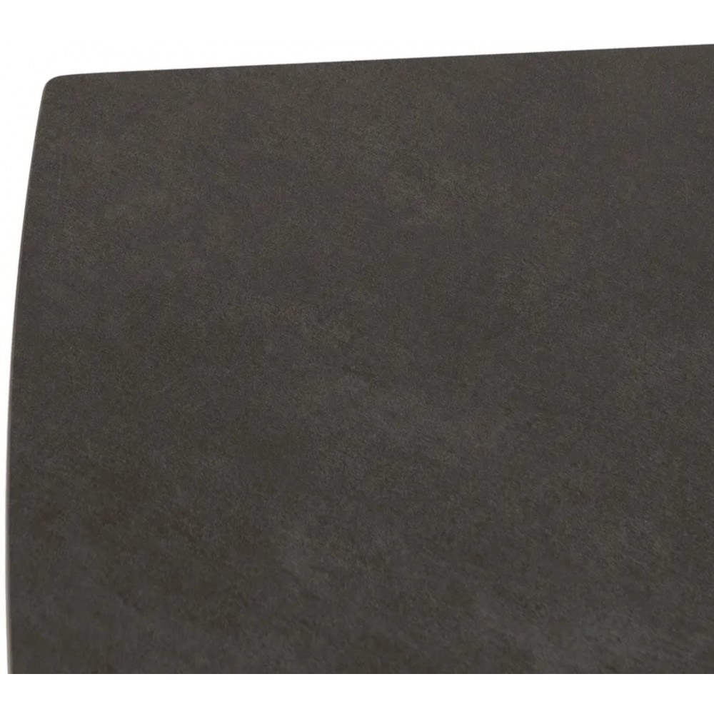 Ausziehbarer Tisch dunkelgrau Keramik Füße Metall 180-260 cm IXIA IXIA - 7