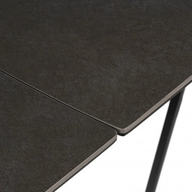 Extendable table dark grey Ceramic feet Metal 180-260 cm IXIA IXIA - 12