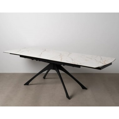 Metal de mármore de mármore de mesa extensível 180-260 cm IXIA IXIA - 1 2