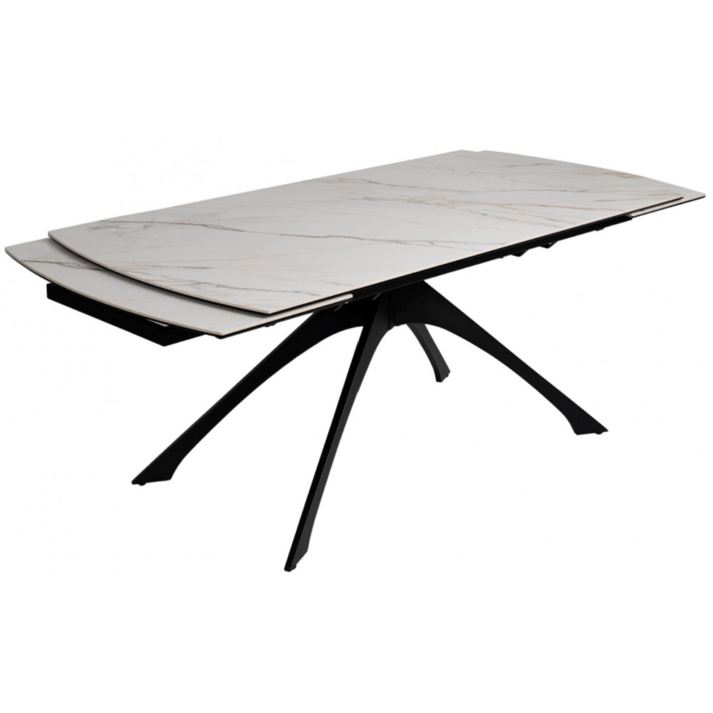 Mesa de estiramiento Pies de mármol blanco Metal 180-260 cm IXIA IXIA - 4