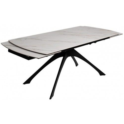 Mesa de estiramiento Pies de mármol blanco Metal 180-260 cm IXIA IXIA - 4