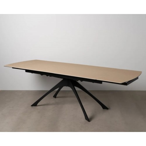 Mesa de alongamento Cerâmica Look Madeira Metal Pé 180-260 cm IXIA IXIA - 2
