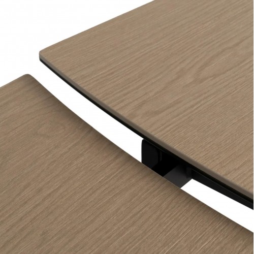 Extendable table Ceramic appearance Wood feet Metal 180-260 cm IXIA IXIA - 13