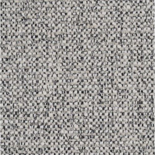 Dining chair OVALY charcoal backrest and pale seat IXIA — fabric texture and seam (12)