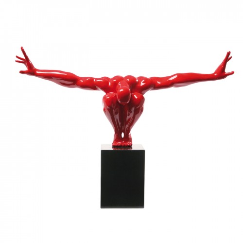 Projeto de Kare do homem vermelho da estátua do atleta Kare design - 1