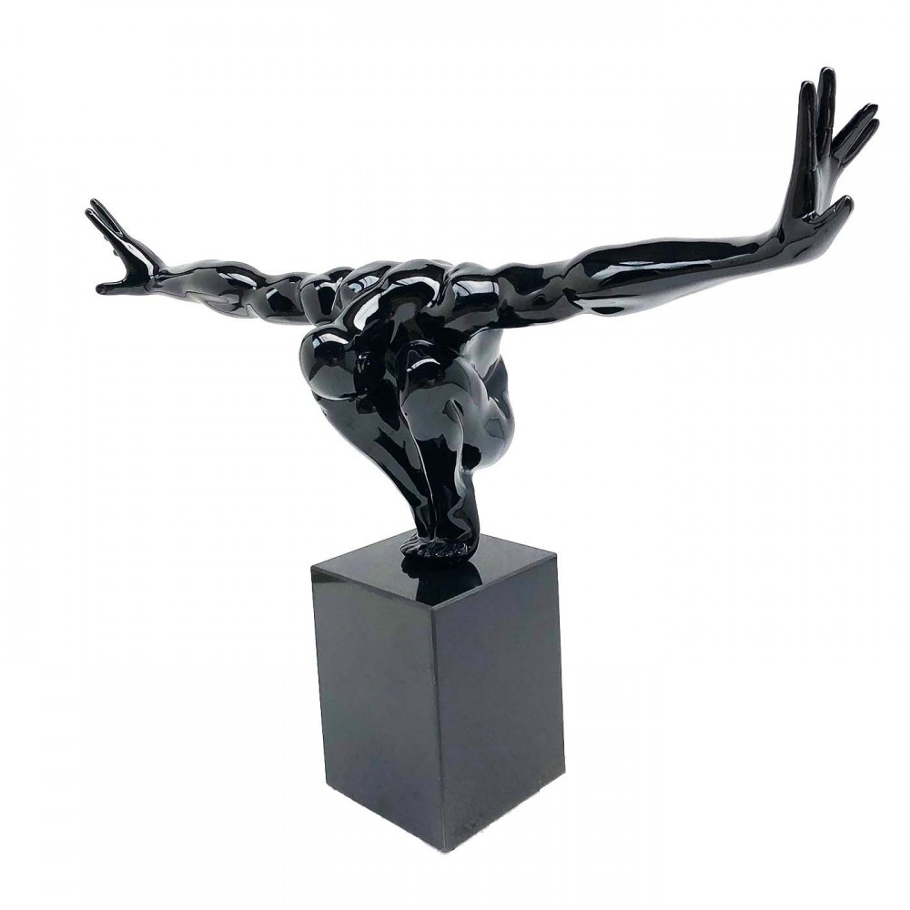 Statue athlète noir 75cm KARE DESIGN Kare design - 2