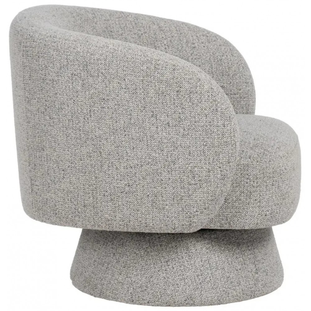 Fauteuil de salon en tissu Gris Clair NOBU IXIA IXIA - 3