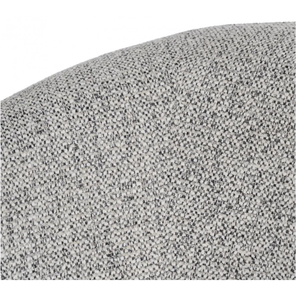 Silla de salón en tejido gris claro NOBU IXIA IXIA - 6
