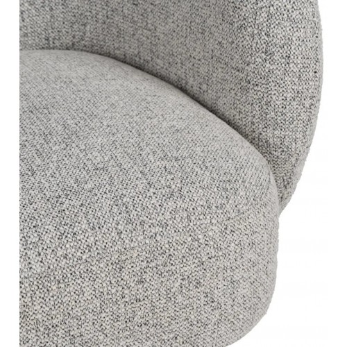 Silla de salón en tejido gris claro NOBU IXIA IXIA - 8