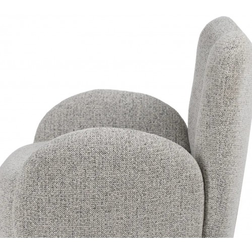 Silla giratoria en tejido gris claro LUNARA IXIA IXIA - 7