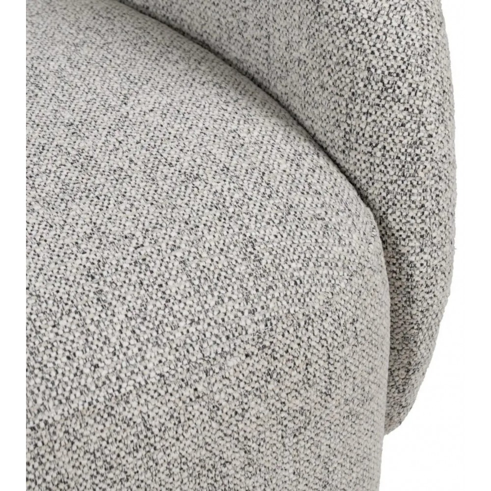 Swivel chair in light grey fabric LUNARA IXIA IXIA - 11