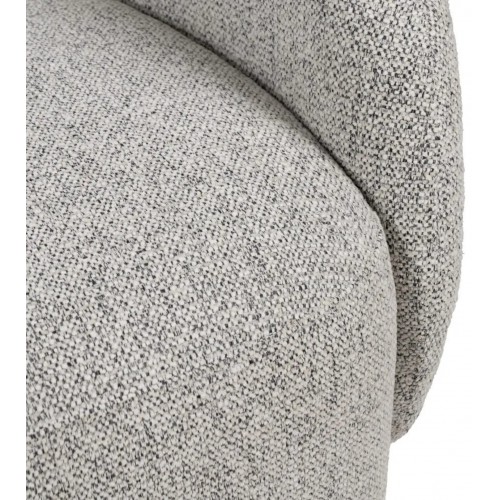Swivel chair in light grey fabric LUNARA IXIA IXIA - 11