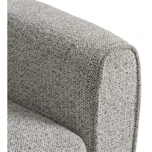 Fauteuil club en tissu Gris Clair BREST IXIA IXIA - 11