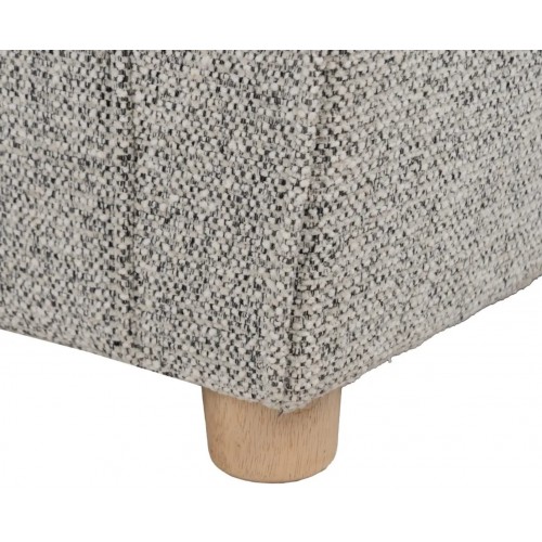 Club chair in light grey fabric BREST IXIA IXIA - 14