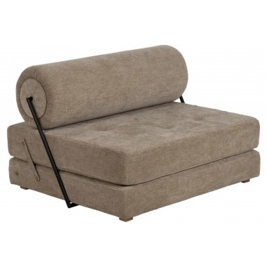 Verwisselbare sofa van beige weefsel 101cm ROLLY IXIA IXIA - 1