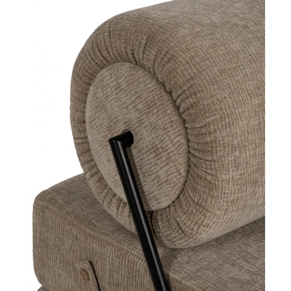 Cabrio Sofa Stoff beige 101cm ROLLY IXIA IXIA - 8