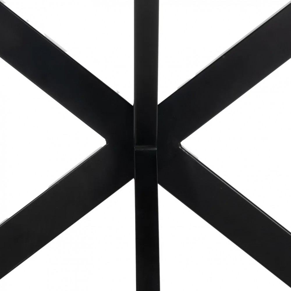 Console bois de manguier pieds métal croisés 130cm IXIA IXIA - 7