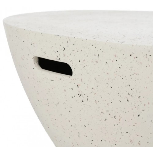 Table Basse Outdoor fibre de magnésium 90cm MINÉRALIA IXIA IXIA - 4