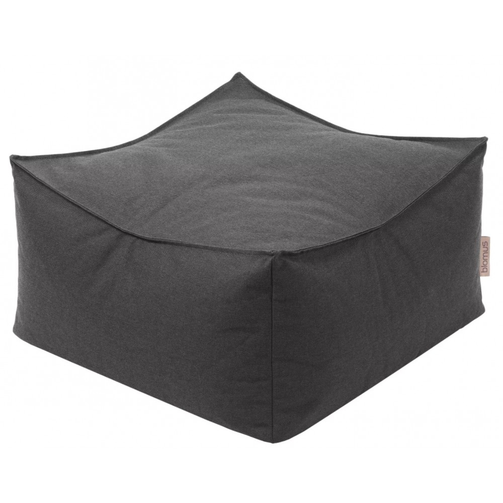 Escuro cinza outdoor puff permanecer blomus Blomus - 1