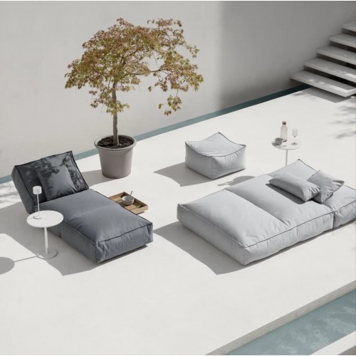 White Outdoor Pouf estadia Blomus Blomus - 2