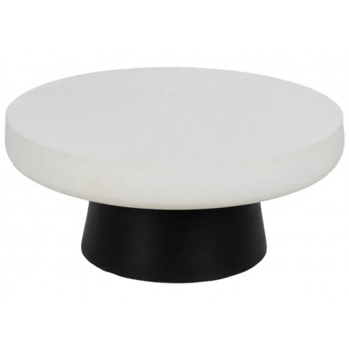 Round Table Bicolor White & Black VOLCANO IXIA Ø91 cm IXIA - 1