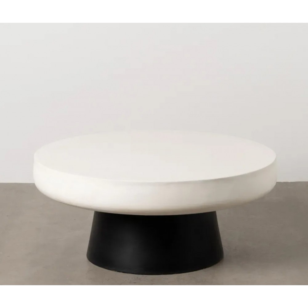 Round Table Bicolor White & Black VOLCANO IXIA Ø91 cm IXIA - 3
