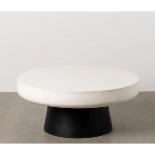 Mesa redonda Bicolor blanco & negro VOLCANO IXIA Ø91 cm IXIA - 3