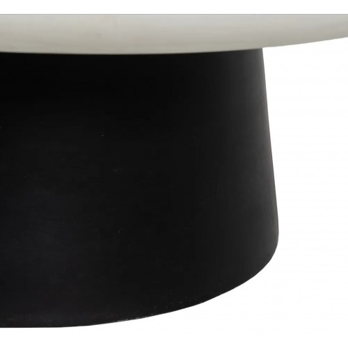 Round Table Bicolor White & Black VOLCANO IXIA Ø91 cm IXIA - 6