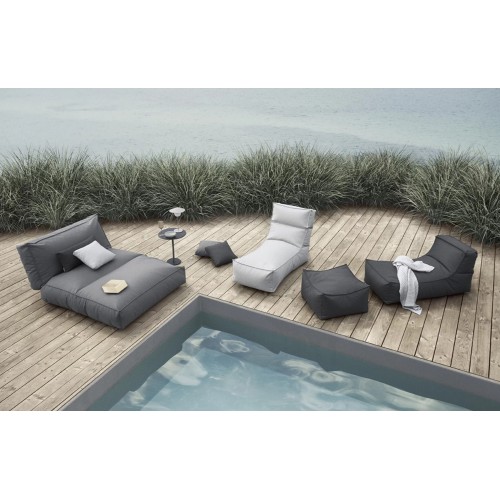 Outdoor lounge chair white STAY BLOMUS 150cm Blomus - 4