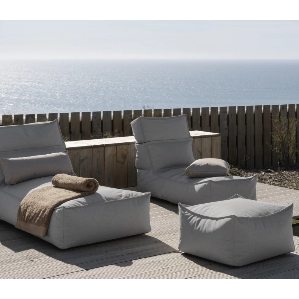 Outdoor lounge chair white STAY BLOMUS 150cm Blomus - 3
