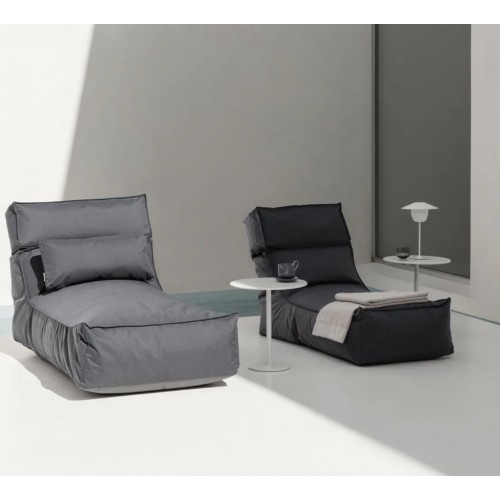 Outdoor lounge chair dark grey STAY BLOMUS 150cm Blomus - 3