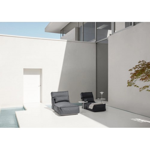 Outdoor lounge chair dark grey STAY BLOMUS 150cm Blomus - 4