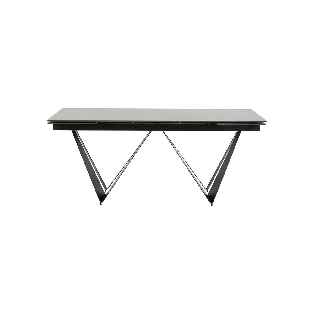 Black ceramic extension table 180-260 cm SANDRA Kare design - 6