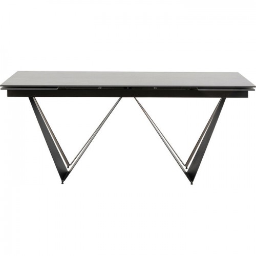 Black ceramic extension table 180-260 cm SANDRA Kare design - 6