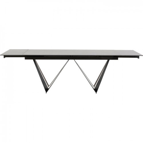 Schwarze Keramikverlängerung Tisch 180-260 cm SANDRA Kare design - 10