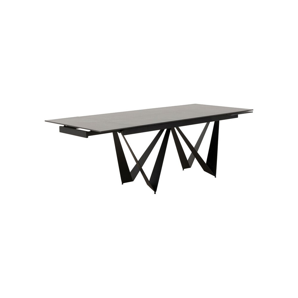 Mesa de extensión cerámica negra 180-260 cm SANDRA Kare design - 11