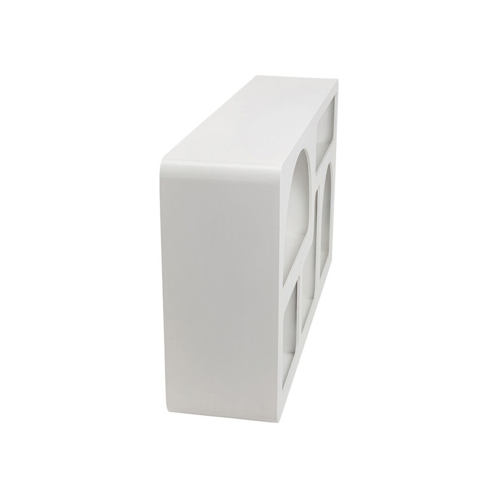 Projeto branco 140x75cm do kare da prateleira de Paco Kare design - 4
