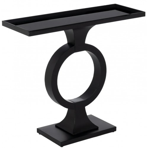 Console noire métal & verre ECLIPSE IXIA 90cm IXIA - 1