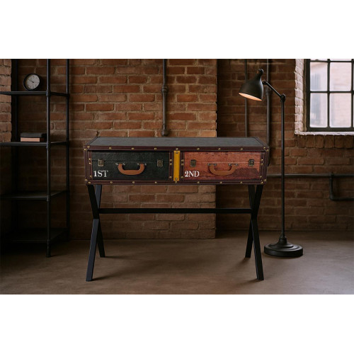Console 2 colorful drawers Marco SOCADIS - 3