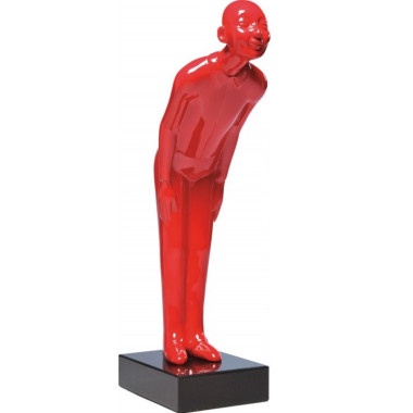 Estátua deco bem-vindo convidado vermelho pm Kare design - 1