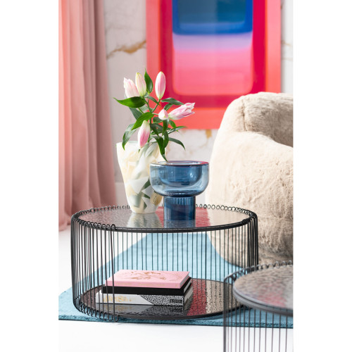 Set de 2 Table Basse Wire Double Bubble Noir HEAVEN Kare design - 5