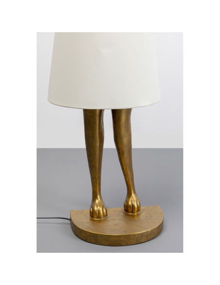Lampada animale coniglio dorato 150 cm - Design Kare | Loft Attitude