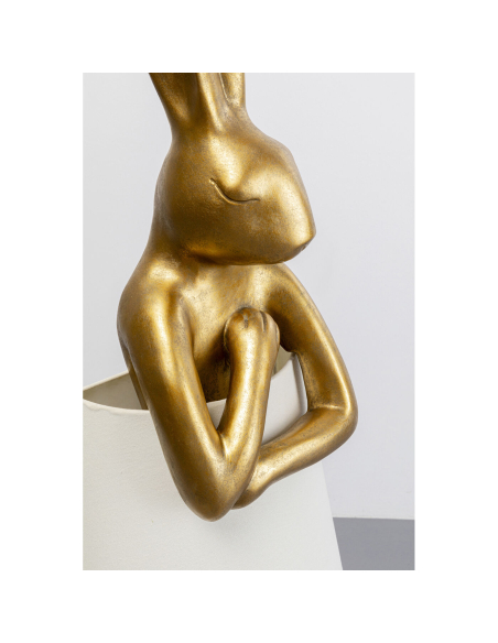 Lampadaire Animal Lapin doré 150 cm – Kare Design | Loft Attitude