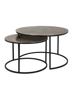 Table basse Asher champagne gold (Set of 2)