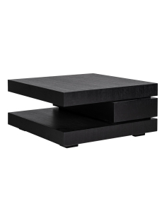 Couchtisch Oakura schwarz 90x90