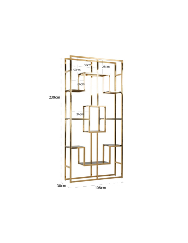 Vitrina Magnus gold